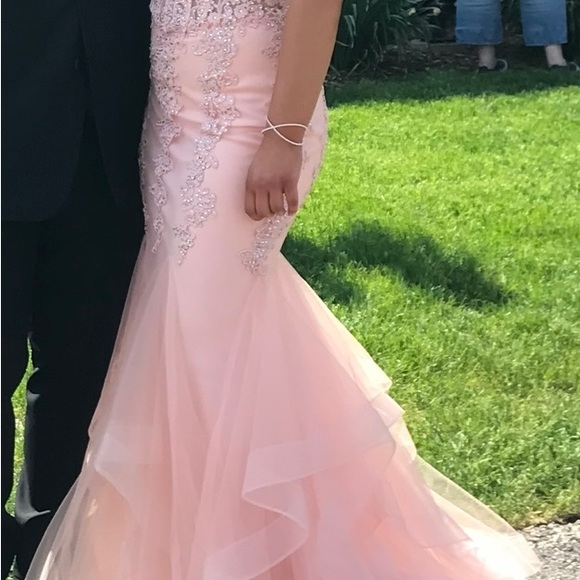 Beautiful dusty pink dress for Prom , Bride, mother of bride, mother of groom. - Picture 10 of 11